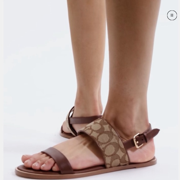 Harley Sandal In Signature Jacquard - Picture 1 of 5
